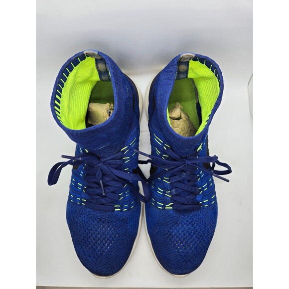 Nike LunarEpic Flyknit Shoes Mens 12 Blue Running Athletic Workout Gym Sneakers - Picture 3 of 8